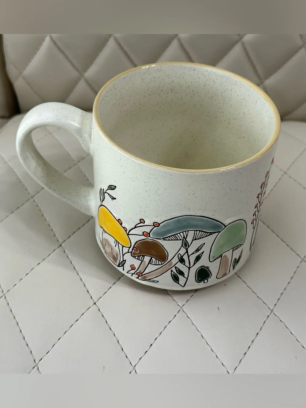 SPECTRUM MOREL VALLEY MUSHROOM Designz 18oz Stackable Mug Retro Colors